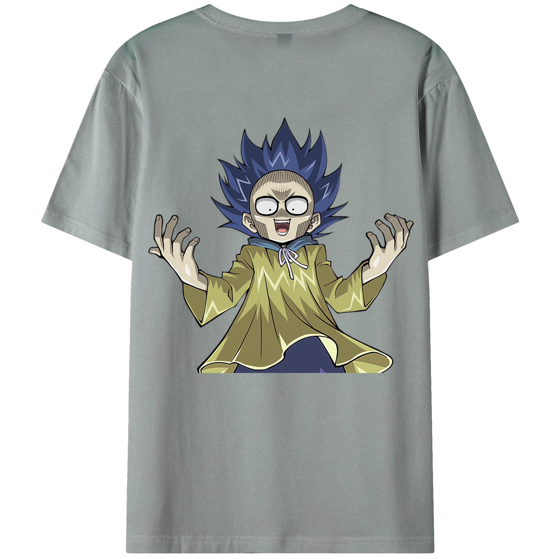 （画像用） 遊☆戯☆王 Yu-Gi-Oh! 綿100％ メンズ半袖Tシャツ（バックプリント） 通気性
